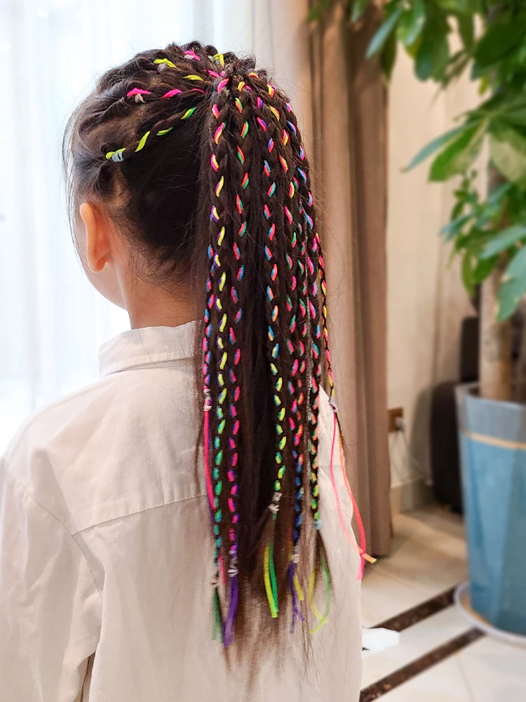 Trenzas de pelo de 4 a 30 piezas para niña y mujer, accesorios