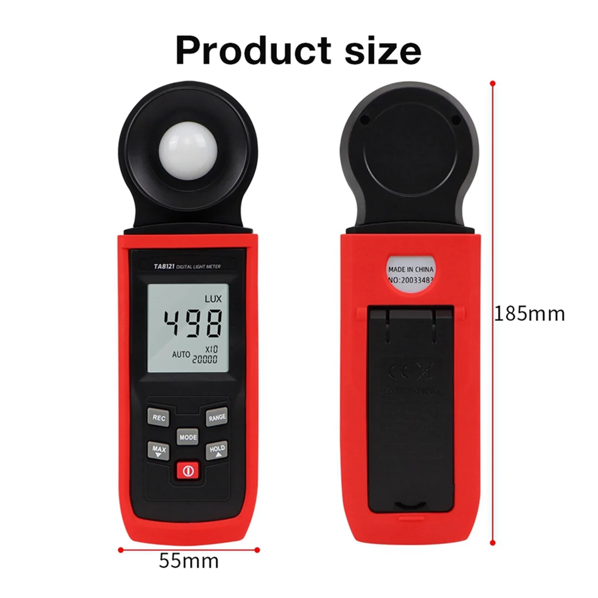 SEMOIC Digital Photometer 100000 Lux/FC High Precision Light Meter for Photography, Film, and Scientific Applications