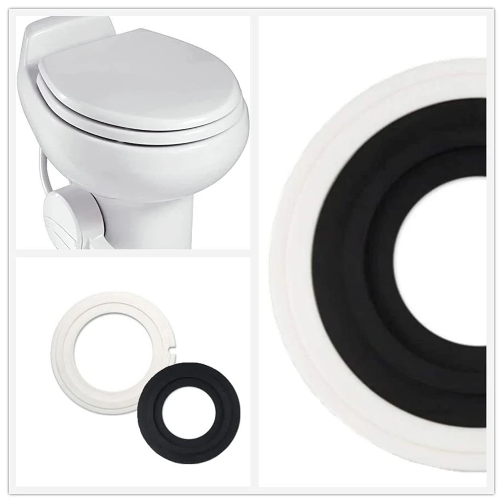 2pcs/kit 385311462 & 385310677 Toilet Flush Ball Rubber Sealing Rings for RV Dometic Sealand 110 111 210 510 VacuFlush 168 606