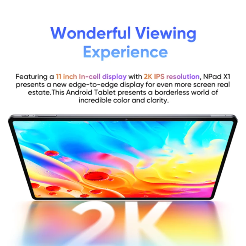 N-one NPad X1 11 인치 태블릿 PC (8 ++ 8)GB RAM, 128GB ROM, 안드로이드 13, 2000x1200 FHD, MTK G99, 8 + 20MP + 2MPCamera, 18W PD