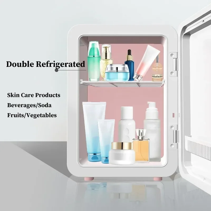 Mini refrigerator 6L semiconductor light sound low energy USB beverage beauty cosmetic mask car refrigerator