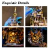 MU 3D Metal Puzzle ATLANTIS DIY Assembly  Western building Model kits Toy For Adults Children Gift for Friend 3
