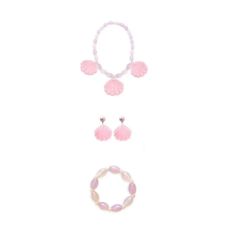 Movie cosplay Barbi necklace ear clip for women girls accessories clothes Halloween costume matching necklace
