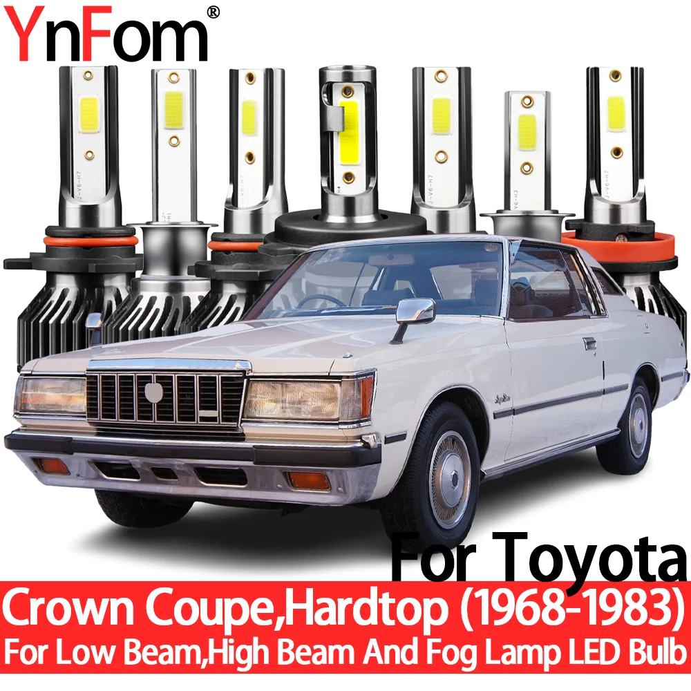 YnFomForToyotaCrownCoupeHardtop19681983SpecialLEDHeadlight