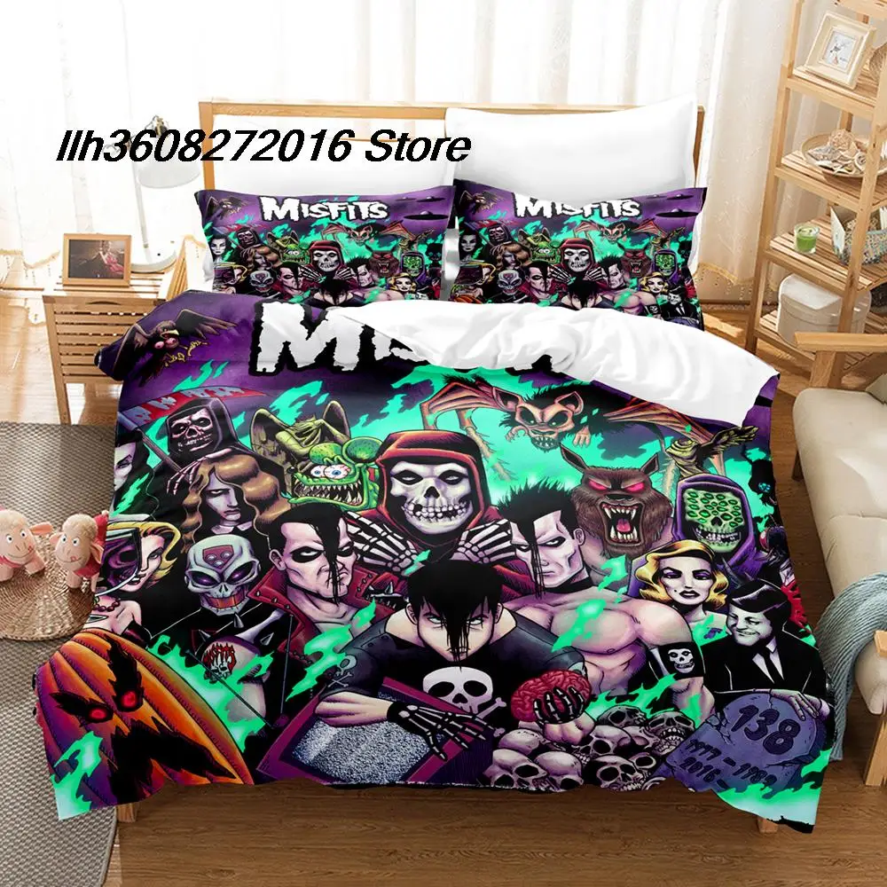 New The Misfits Glenn Danzig Bedding Set Single Twin Full King Size Bed Set Aldult Kid Bedroom Sets 3d Skull - Bedding Set - AliExpress