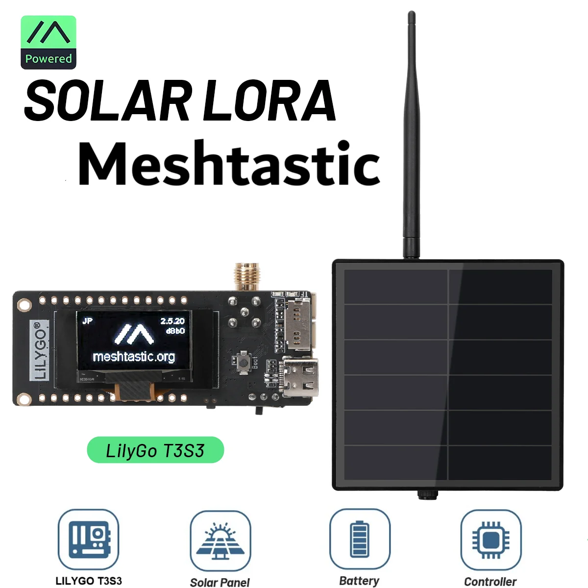 LILYGO T3S3 Solar Powered LoRa Meshtastic With Long Range 868MHz 915MHz ...