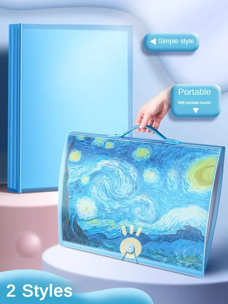 A3/A4 어린이 앨범 사무실 학교 용품 학생 미술 재료 드로잉 종이 폴더 8k 그림 파일 가방 제출 제품