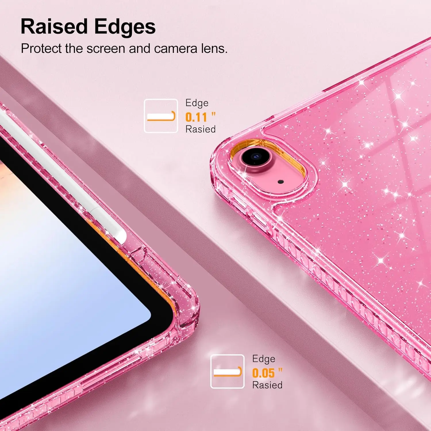 Glittering Sparkly Smart Cover Case