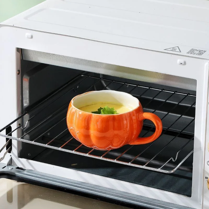 Tazza da caffè e tè in ceramica per Halloween, con coperchio, cucchiaio e scatola di imballaggio, per bevande fredde e calde