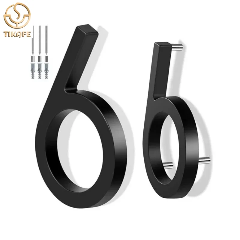 12cm #0-9 Alphabet A-C Modern House Number Door Home Road Address Mailbox Numbers for House Number Digital house number signs house numbers number plate door signs