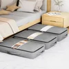 1PC gray clothing storage bag, bed bottom storage bag, quilt storage bag, large capacity organizing bag, with window storage bag 3