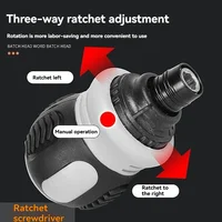 Ratchet Screwdriver Set Short Shaped Radish Head High Hardness Labor-saving Multi-functional Dual-purpose 4