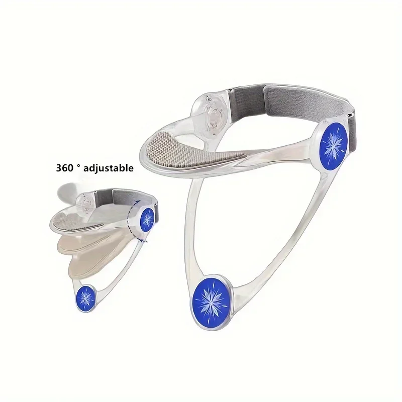 1pc adjustable neck brace PP material cervical support anti-sagging straps elastic pads improve posture