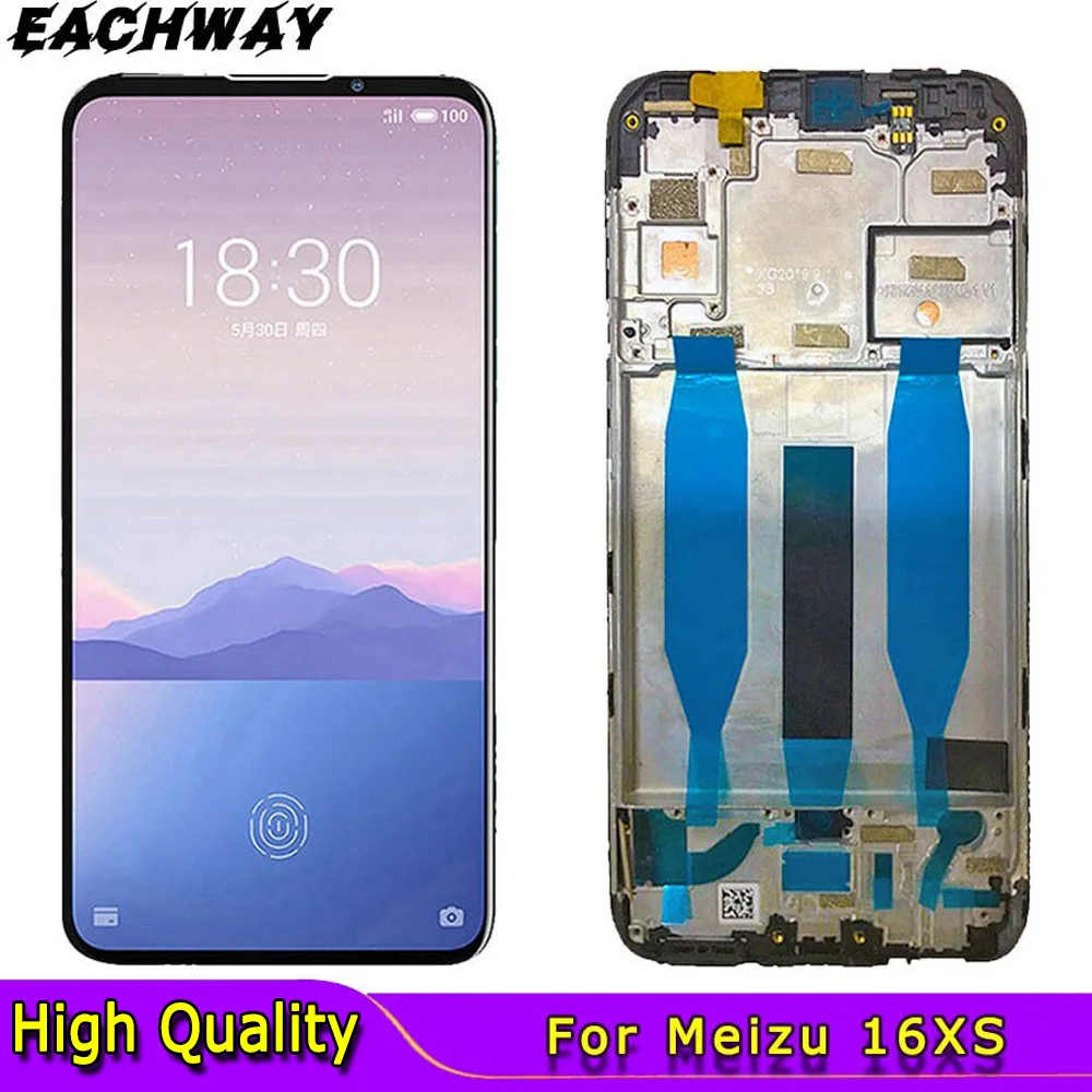 

6.2" For Meizu 16XS LCD Display Digitizer Assembly Touch Screen Replacement Parts Cellphone For Meizu 16 XS LCD Screen