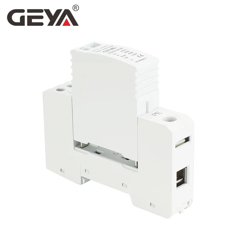 Geya GSP9 1P + N 18Mm Spd 20 ~ 40KA Surge Protector Bliksembeveiliging Lage Spanning Afleider apparaat AC275V Spd