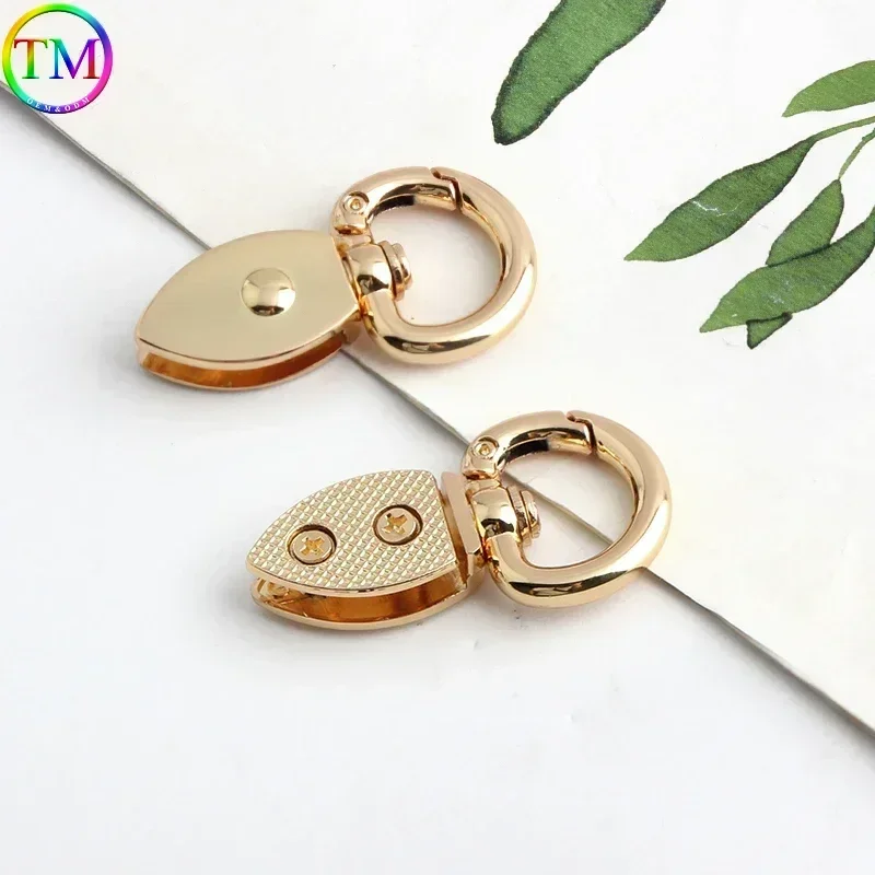 2-50Pcs Gold/Silver/Gun Black Metal Clasp Clip For Women Handbag Strap Buckle Connect Keyring Pendant Bags Hardware Accessories