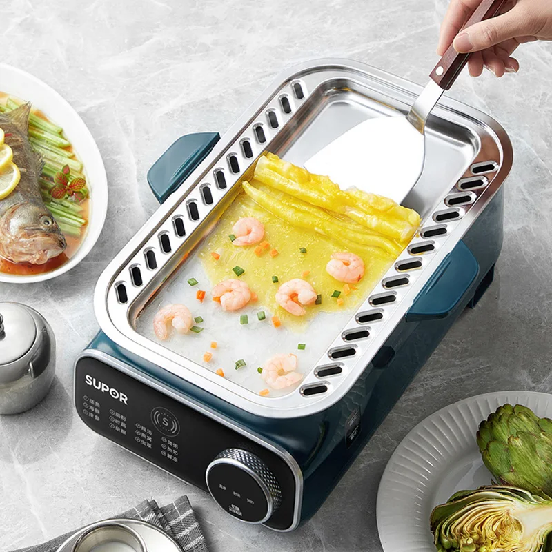 ElectricSteamerCookerHouseholdKitchenMultilayerSteamerCooker