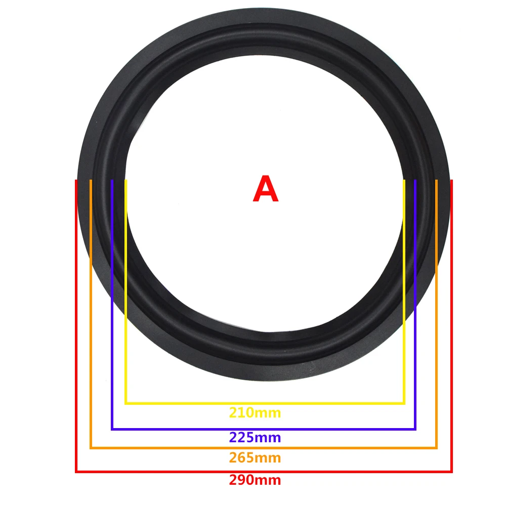 4/5/6.5/8/10/12 "Anello In Gomma Elastica Speaker Surround Schiuma