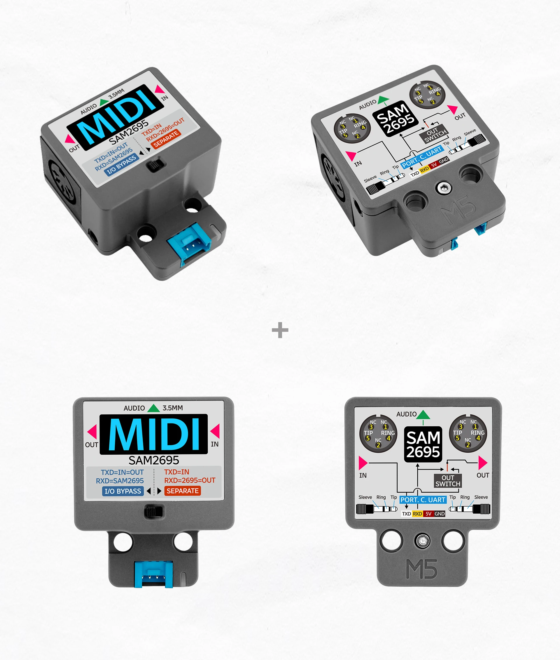 Official Midi Unit w/ DiN connector(SAM2695)