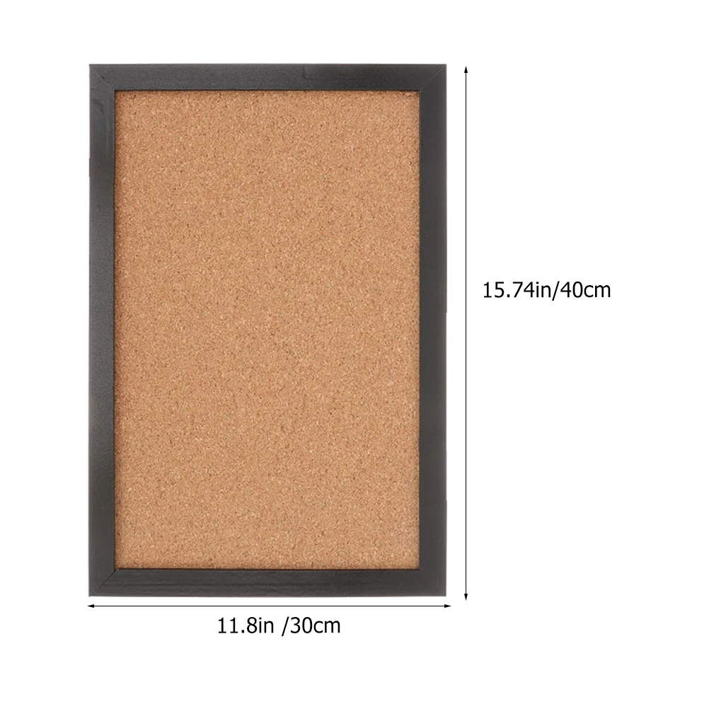 Large Office Home School Bulletin Board Notice Memo Picture Frame Panel Wall Decor Supplies Presentation Accessories Cork Boards