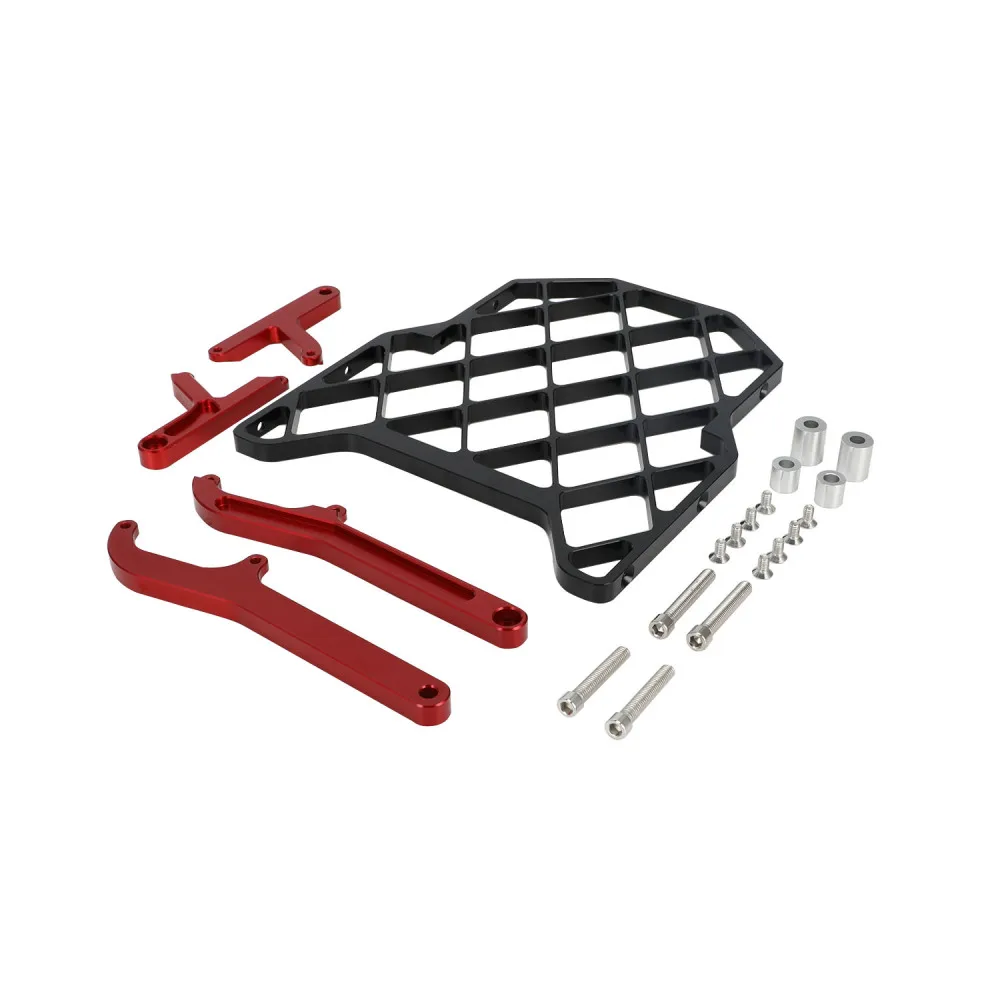 혼다 CRF250L12-21 CRF 250M 13-21 CRF250 랠리 17-21 오토바이 액세서리 선반, 알루미늄 후면 테일 러기지 랙