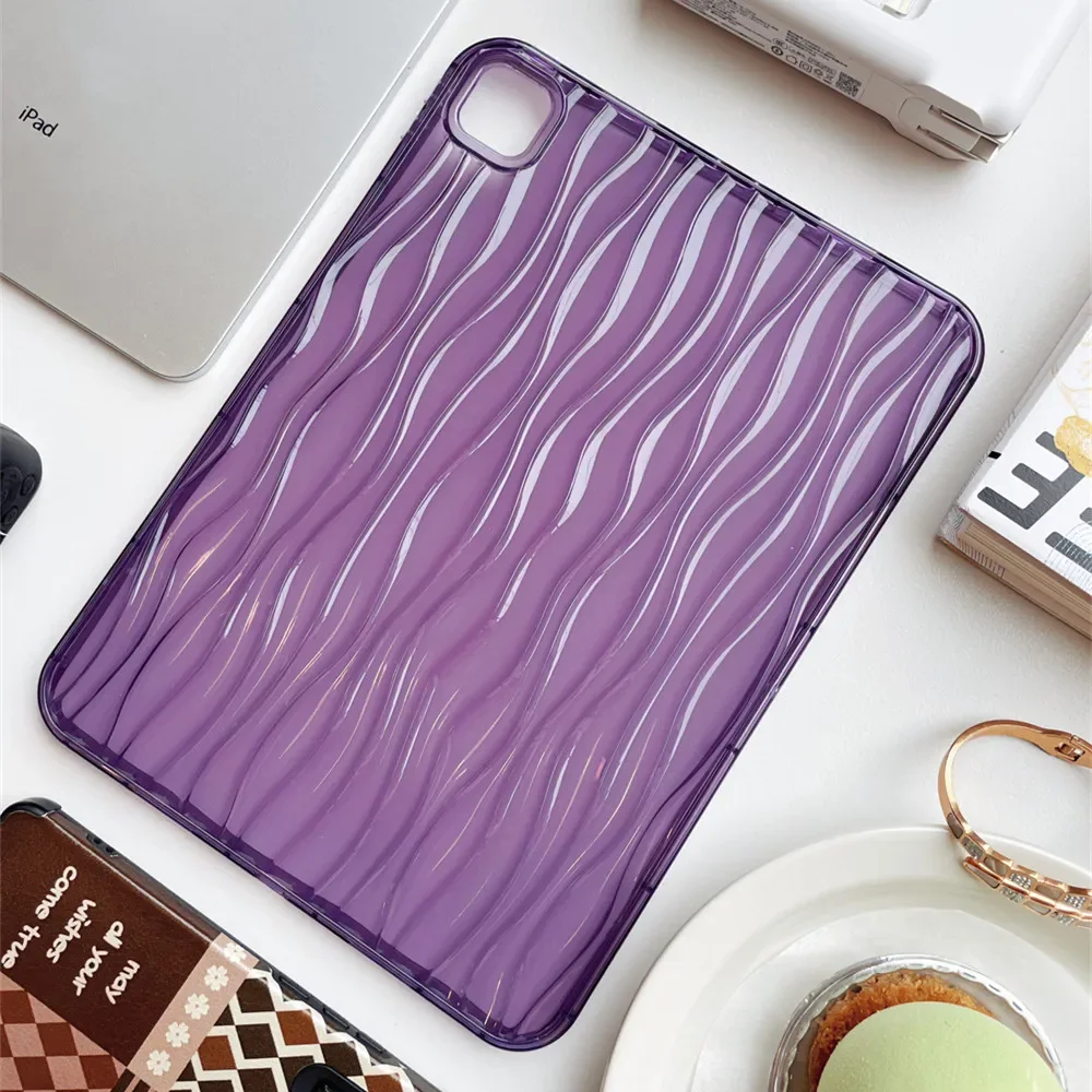 Sleek Water Ripple Slim Silicone Tablet Case