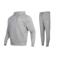 Nike – Cardigan de couleur unie, sweat-shirt léger, respirant et confortable, pantalon à la cheville, ensemble de sport décontracté pour hommes, BV2649-063BV2763-063 3