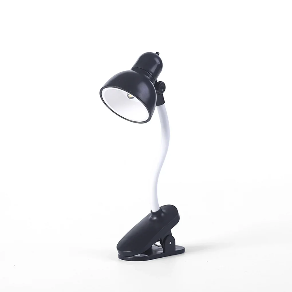 Rotatable Mini Reading Lamp with Clamp - Eye Protection Desk Light for Books