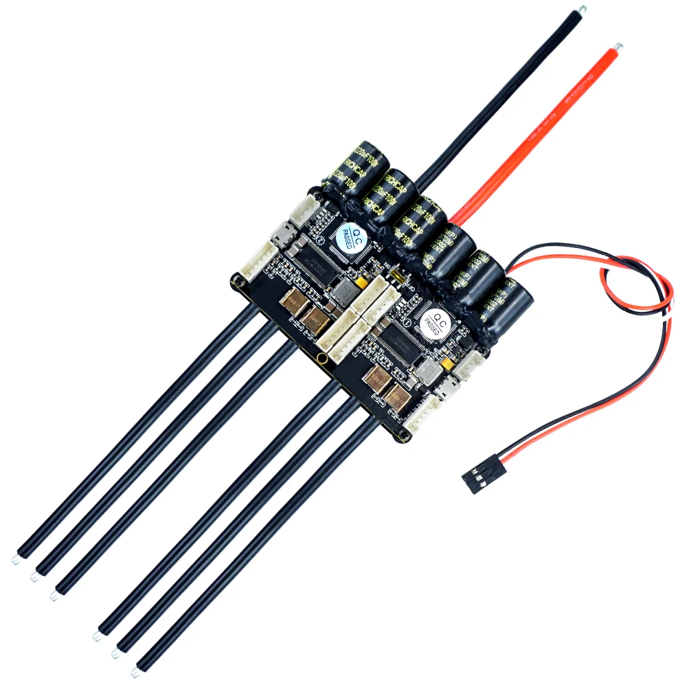 Double ESC 100A pour carte de surf électrique, contrôleur de moteur sans balais