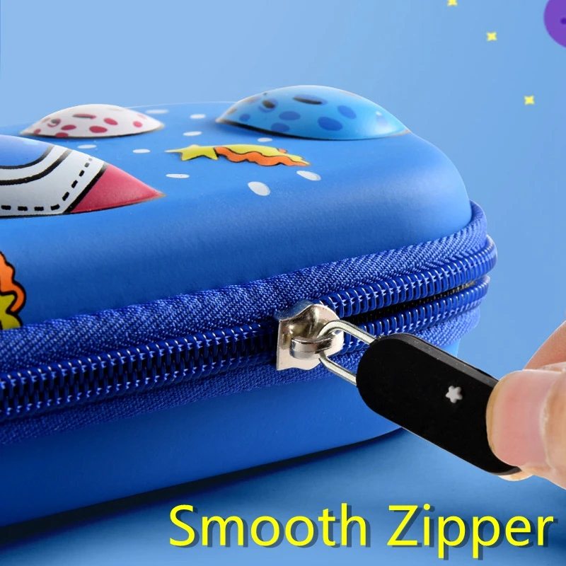 Pencil Cases Stationery Box 3D Space Unicorn School Supplies