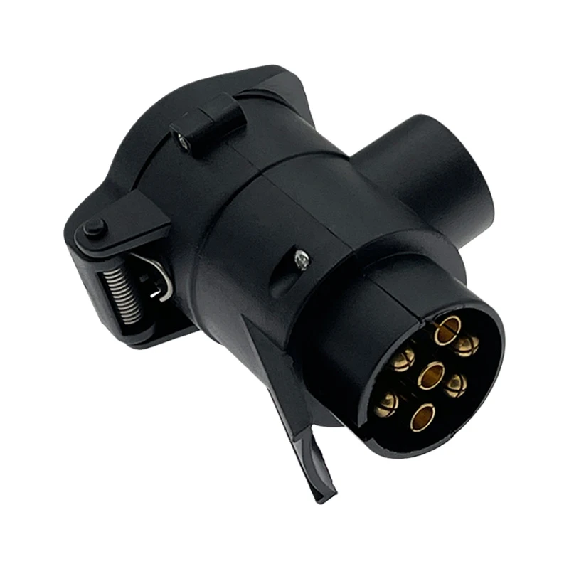 7 Pin Towbar Plug to 13 Pin Trailer Socket Electrics Converter Adapter 12 Volt 7 to 13 RV Parts Camper Accessories Caravan Compo