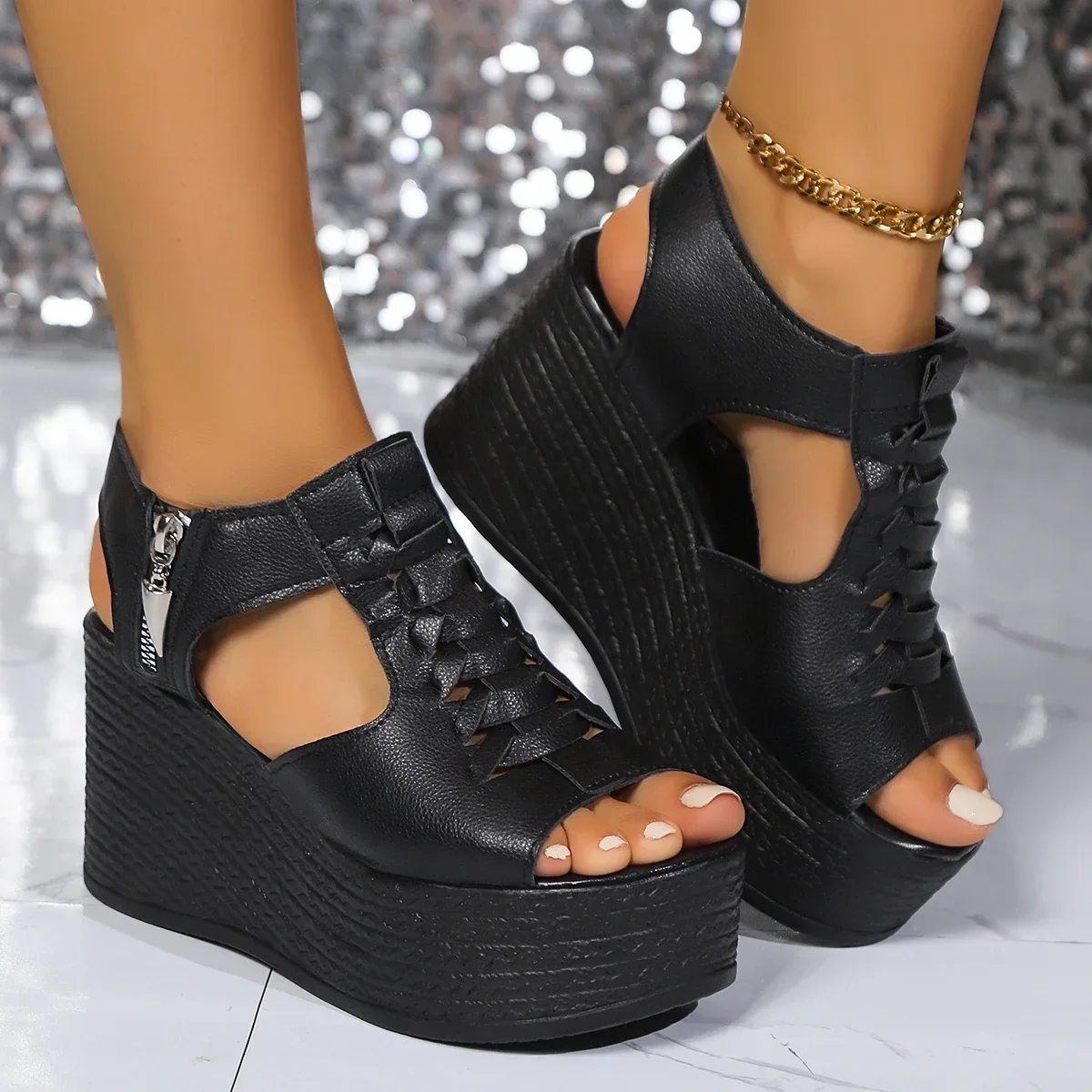 Women Sandals 2024 New Summer Casual Wedges Sandals Women Hot Beach Sale Fashion Platform Sandals Sandalias De Mujeres En Oferta