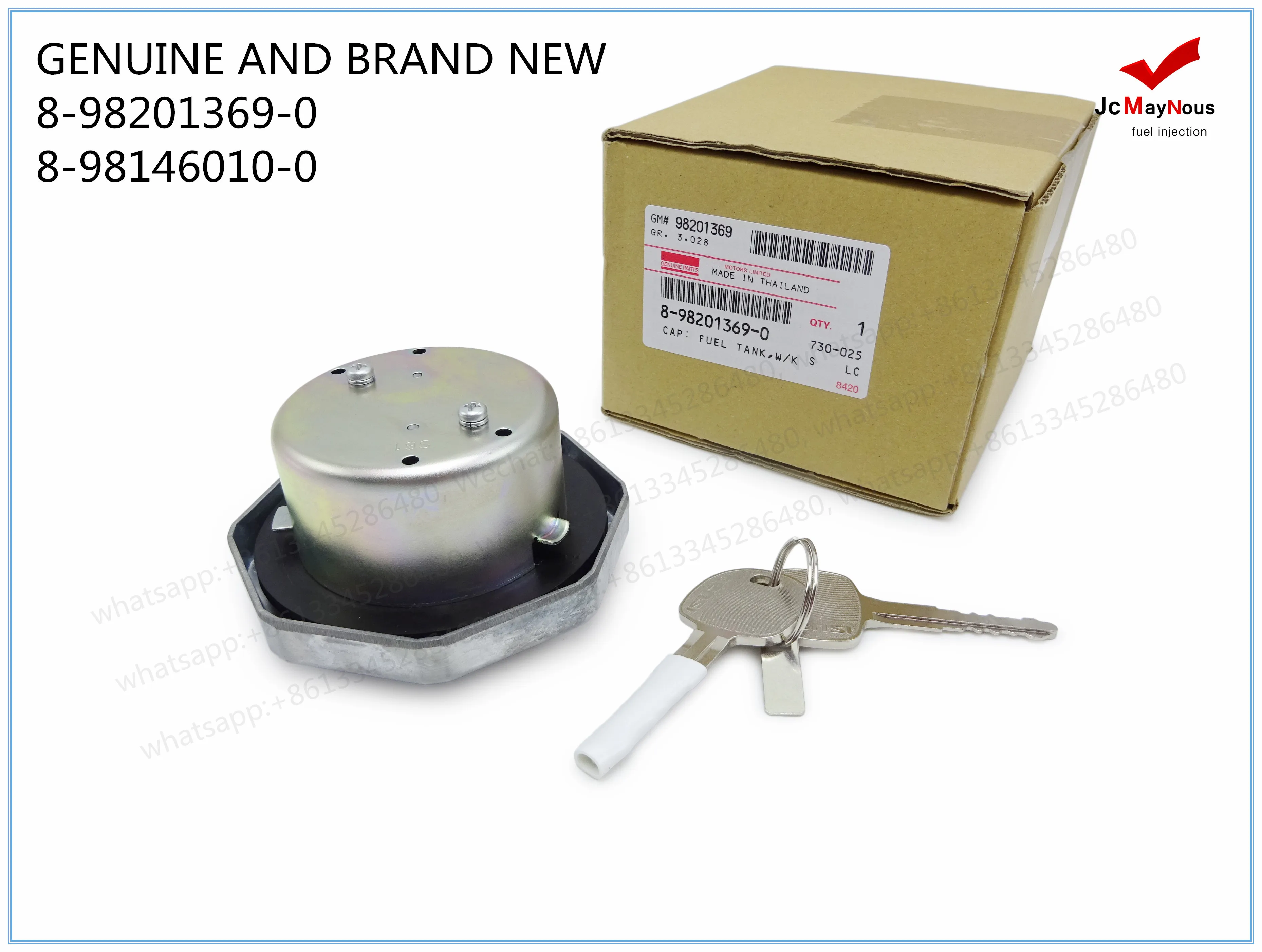Genuine And Brand New Key Fuel Cap 8982013690 8981460100 For Isuzu