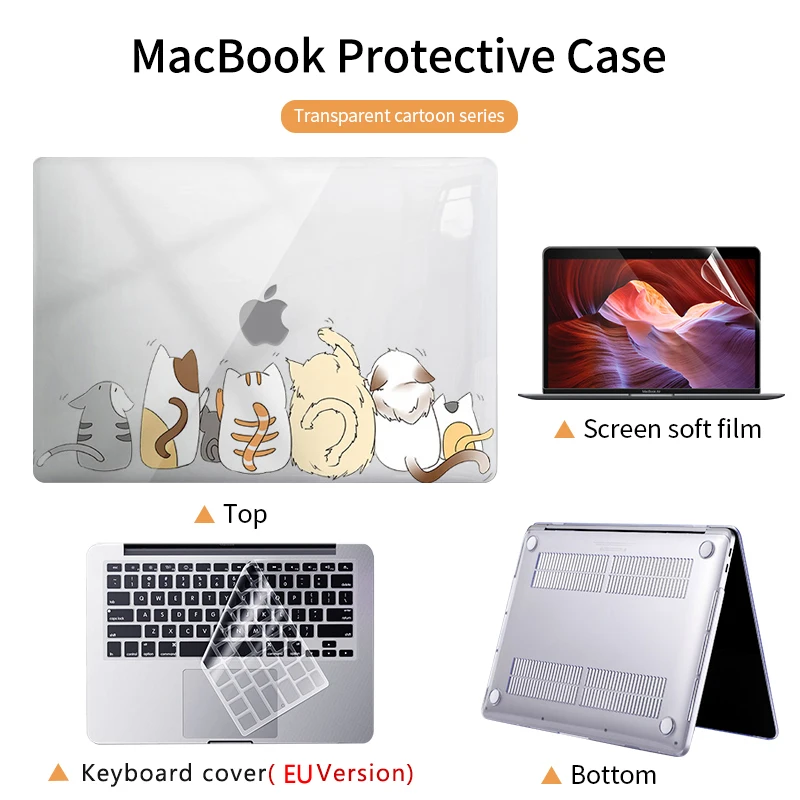 Чехол защитный для ноутбука Macbook Pro 16 /14 2021 Air/Pro A2485/A2442 /A2337/A2338 |