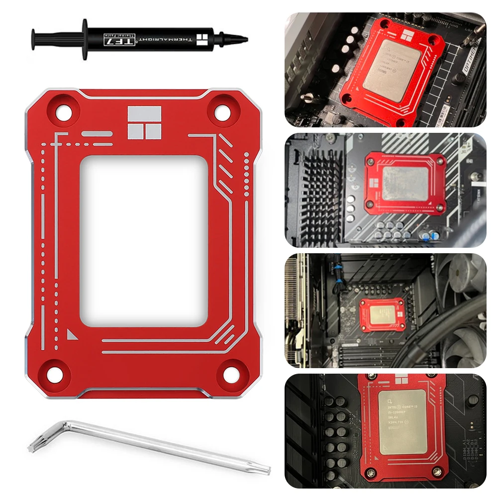 Thermalright LGA17XX-BCF Intel12 세대 CPU 벤딩 보정 고정 버클 LGA1700/1800 버클 수정 대체 CNC 알루미늄