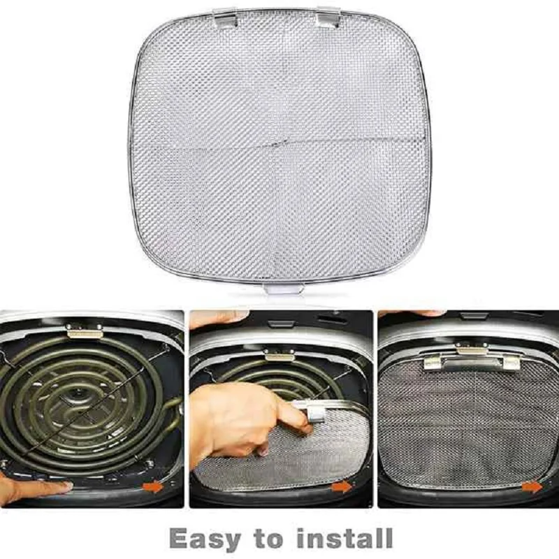 Replacement Splatter Shield Ninja Foodi AG301 5-In-1 Indoor Grill Stainless Steel AG300 AG300C AG301C AG302 AG400