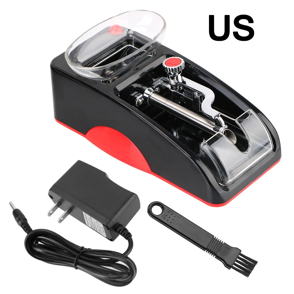 Cigarette Rolling Machine Tobacco Roller Smoking Accessories EU US Plug DIY Injector Maker Smoking Tool Electric Automatic 3