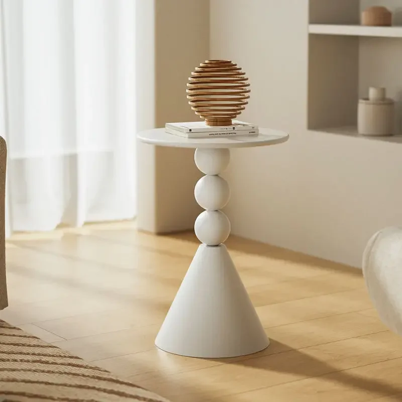 Nordic Style Minimalist Sofa Side Table for Small Living Room Creative Coffee Table