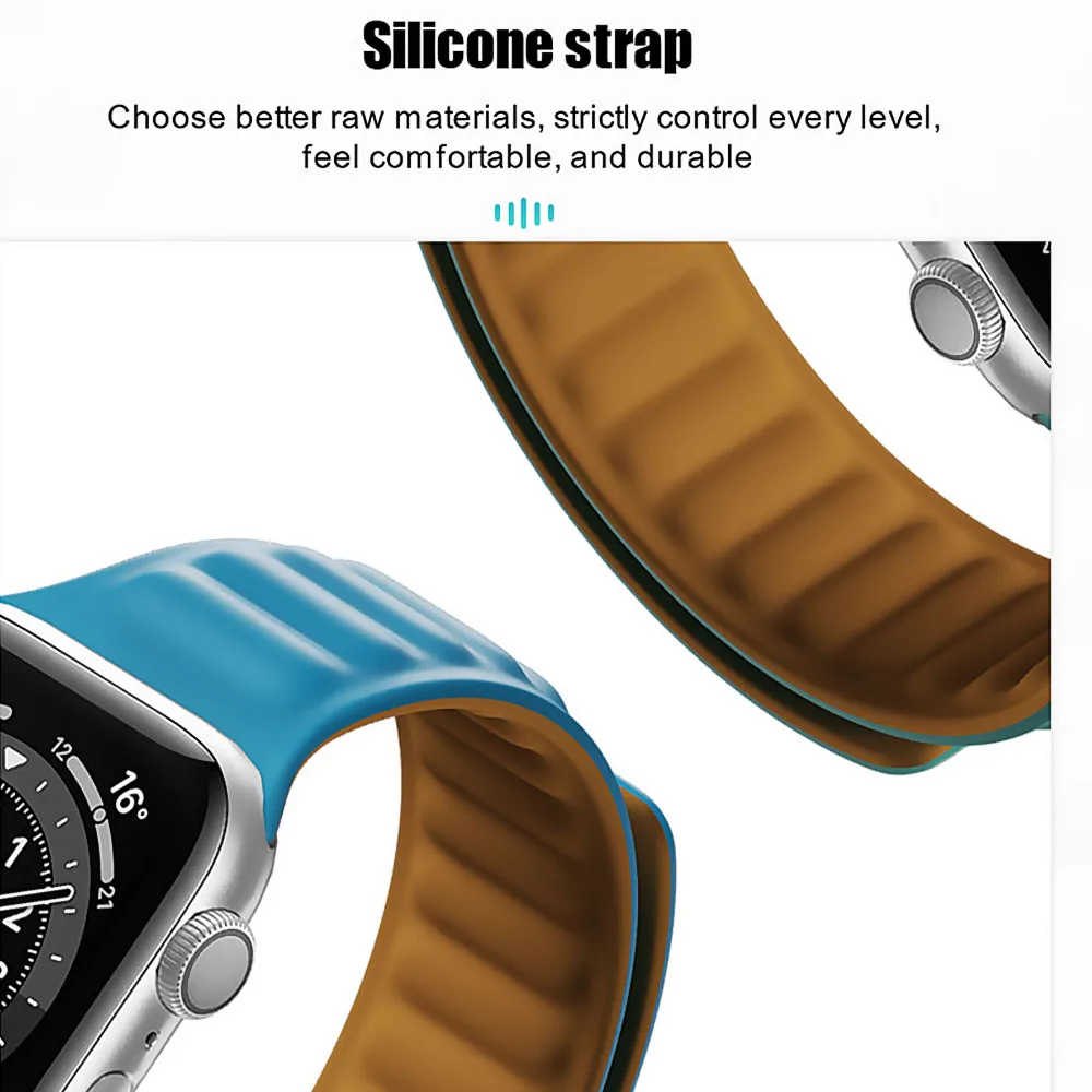 20mm 22mm Silicone Magnetic Strap For Samsung Galaxy Watch Band