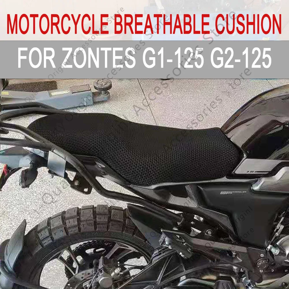Housse De Siège Moto Respirante En Nylon - Pour Zo&ntes G1-125 G2-125, Effet Massage, Fraîcheur été