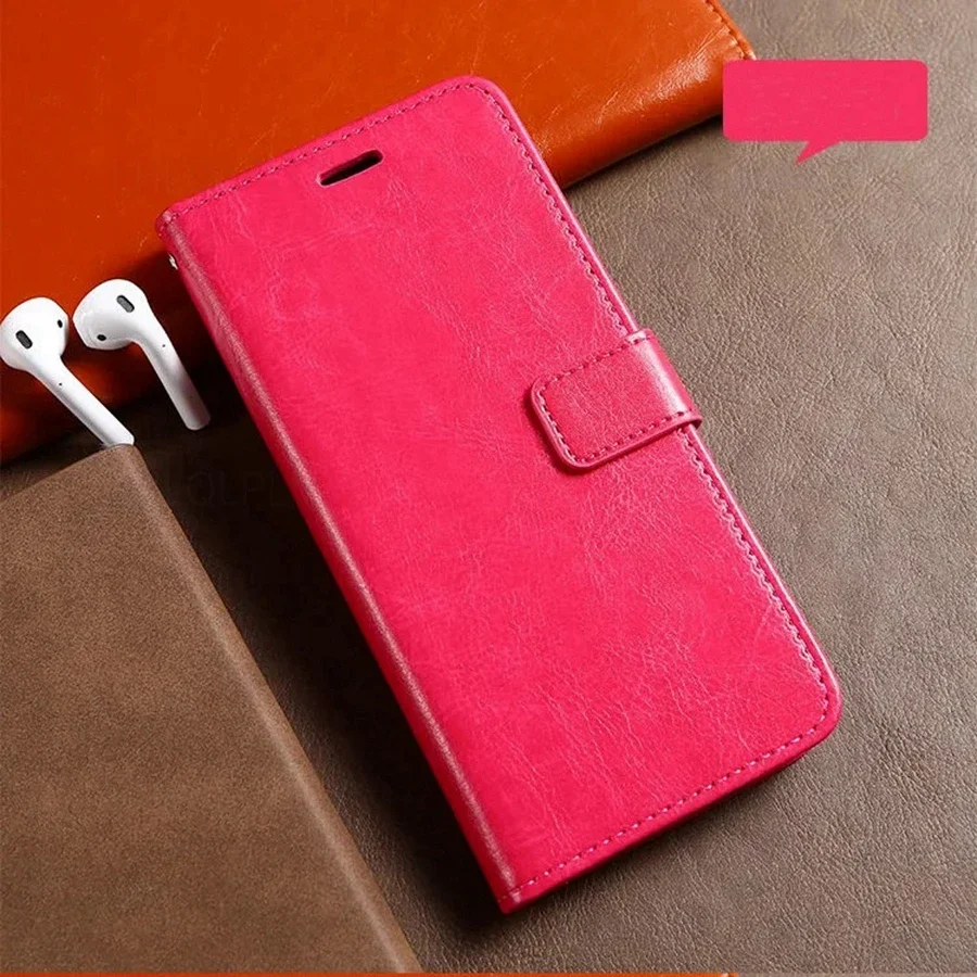Luxury Leather Flip Wallet Phone Case Cover