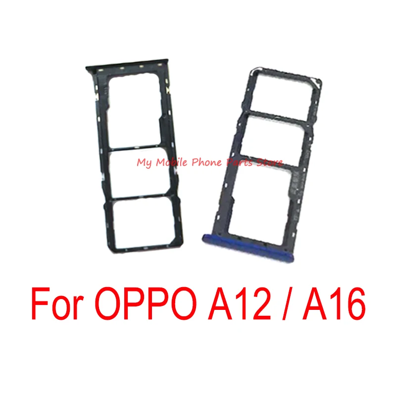 Новый держатель лотка для SIM-карты адаптер запасные части OPPO A12 A16 Sim лоток Гнездо