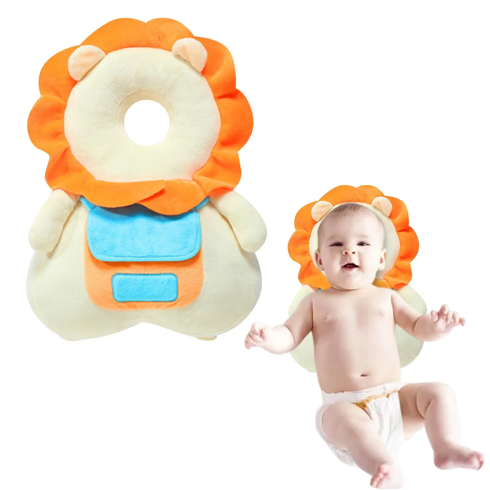 Baby Fall Back Head Protector Baby Head Protector Backpack For Crawling Walking Satin Pillowcase for Hair And Skin Standard Size