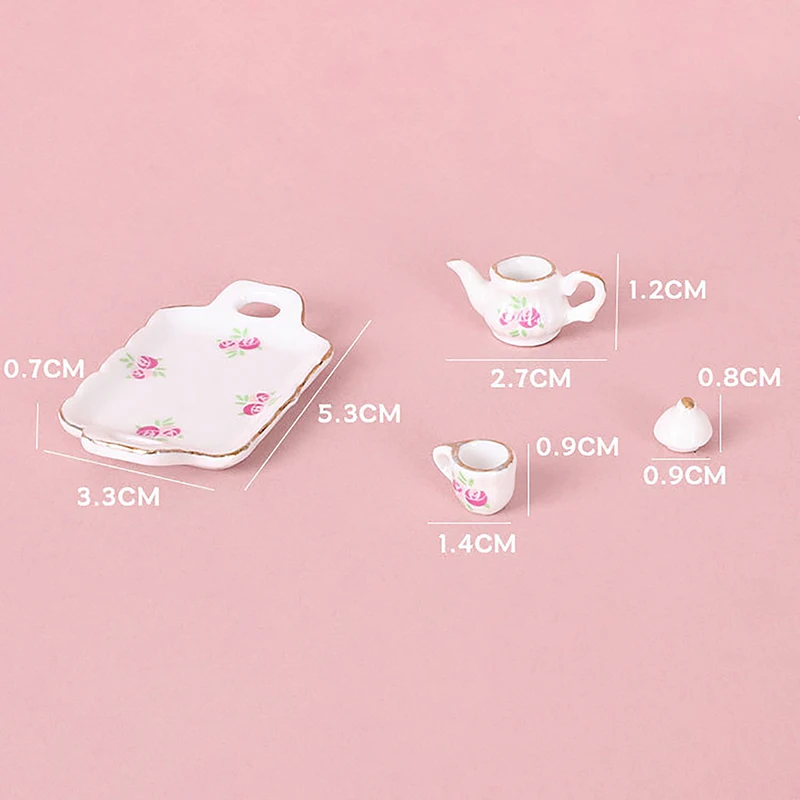 59番 ミニチュア ドールハウス 陶器 カップ＆ソーサー＆ミルク入れ他セット 59番 ミニチュア ドールハウス 陶器 カップ＆ソーサー＆ミルク