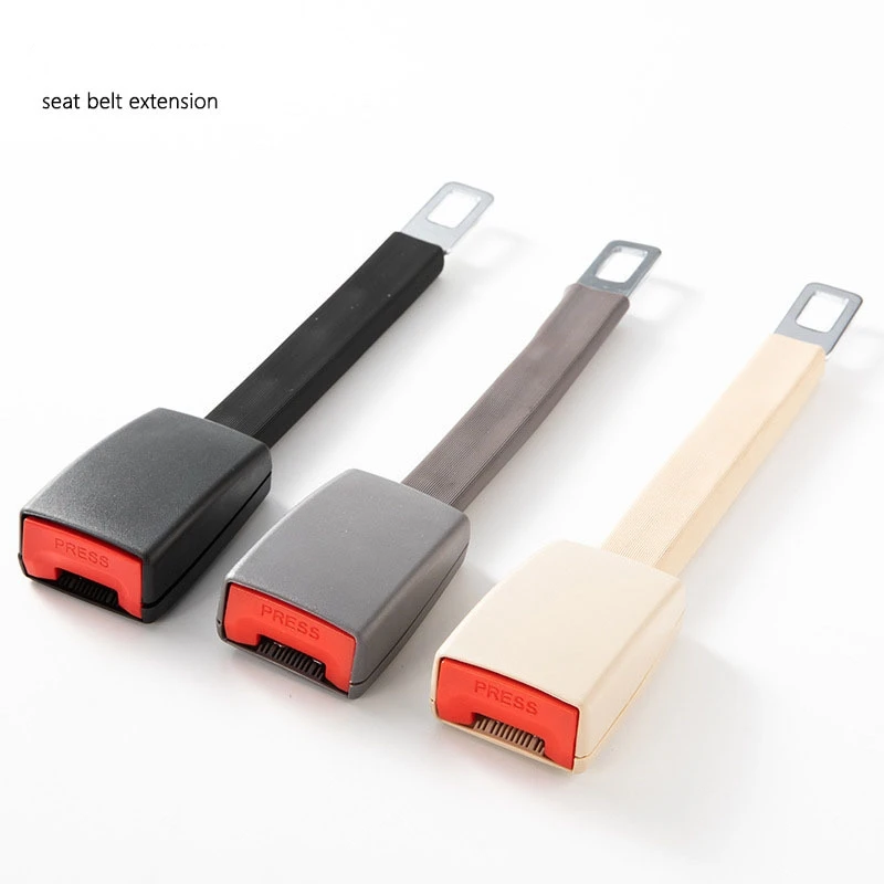 Universal Car Seat Belt Extender Cover Safety Belt Extension Plug Buckle Comfortable Auto Easy to Install and Use 1PC