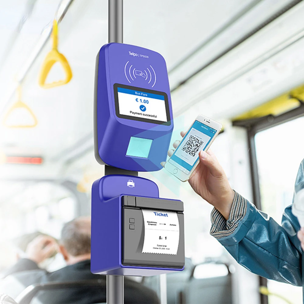 High operating speed NFC Card Reading Traffic Bill Ticket BUS Validator