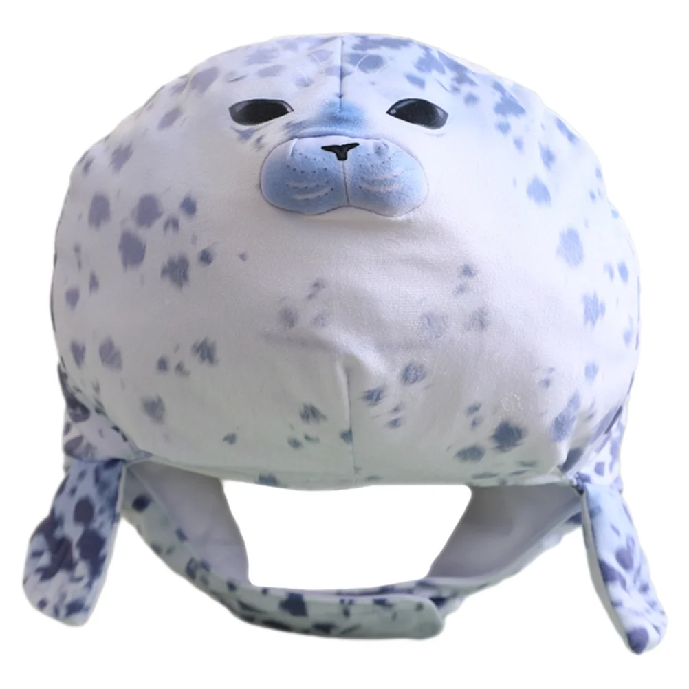 Seal Head Hat Women Hats Scene Stuffed Headgear Decorative Funny Costume Headwear Printing