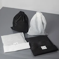 50Pack S-M-L Non-woven Clothing Packaging Bags, Drawstring Pockets, Concealed Buckle Bags, Fabric Bags, T-shirt Special Gift Bag 1