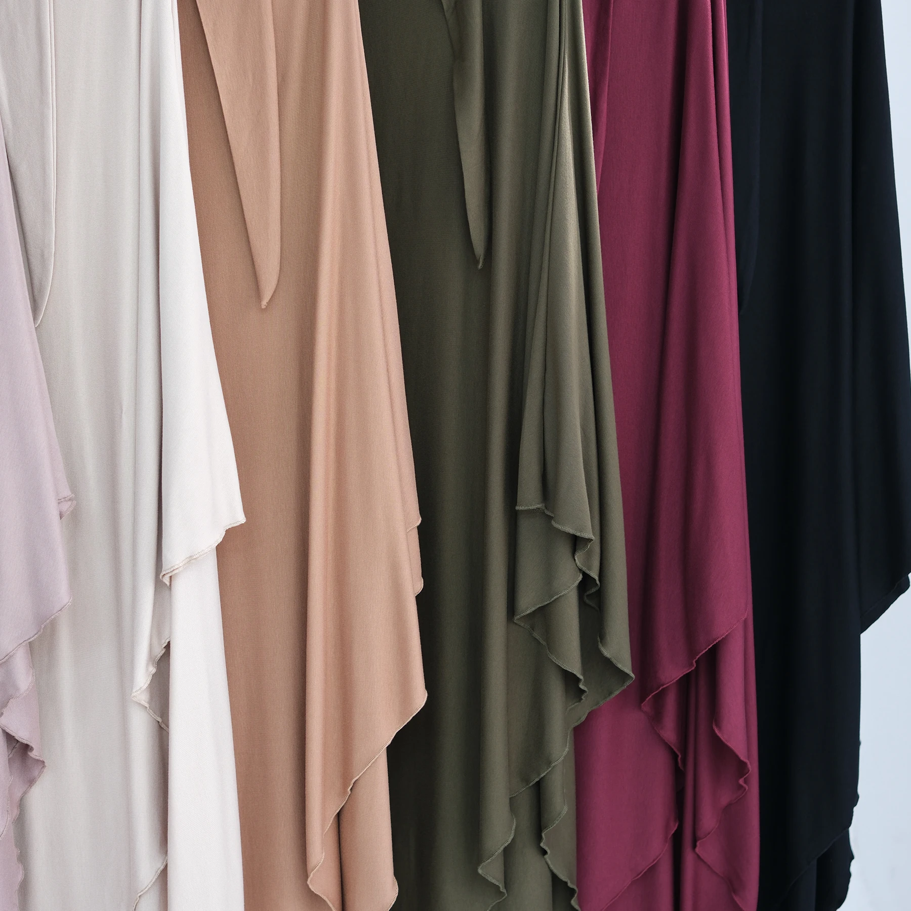 Jersey Cotton Khimar Long Hijab Scarf