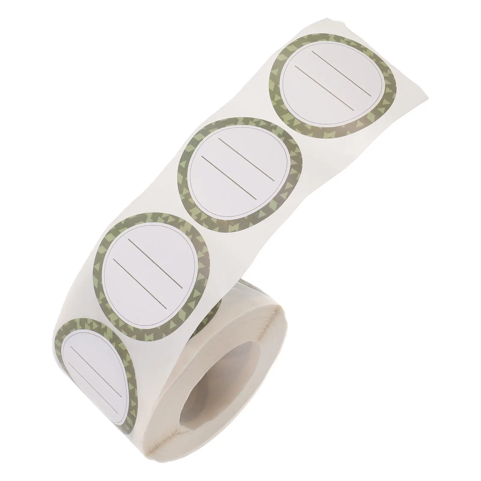 1롤 1.97인치 빈 라벨 스티커 (메이슨 병용, 필기 가능, 세척 가능, DIY 캐닝 라벨, 에센셜 오일 병용)